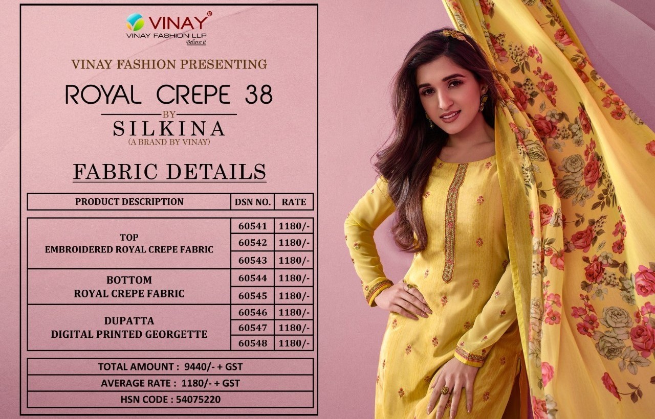 VINAY-SILKINA-ROYAL-CREPE-38-EMBROIDERY-SUITS-AT-SURAT-2
