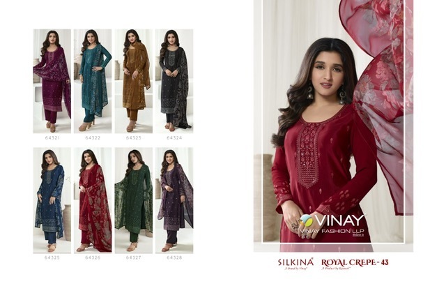 VINAY-SILKINA-ROYAL-CREPE-43-EMBROIDERY-PRINTED-SUITS-SUPPLIER-SURAT-3