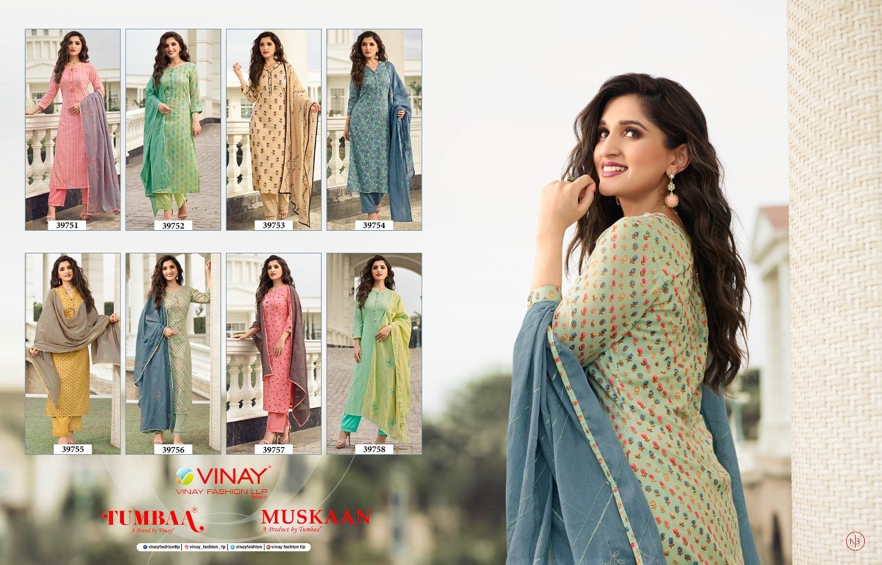 VINAY-TUMBAA-MUSKAAN-LAWN-COTTON-PRINTED-SUITS-MANUFACTURER-SURAT-3