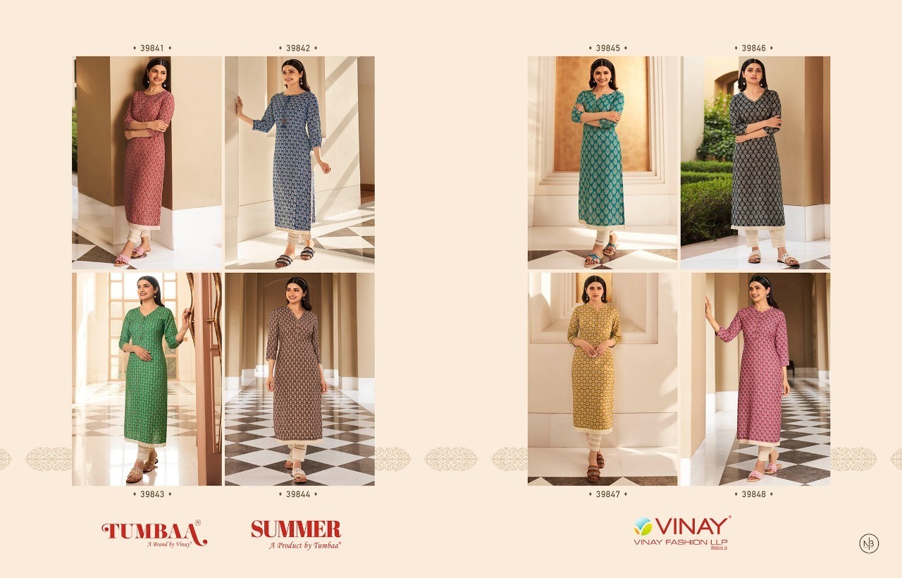 VINAY-TUMBAA-SUMMER-FANCY-KURTIS-LATEST-CATALOGUE-9