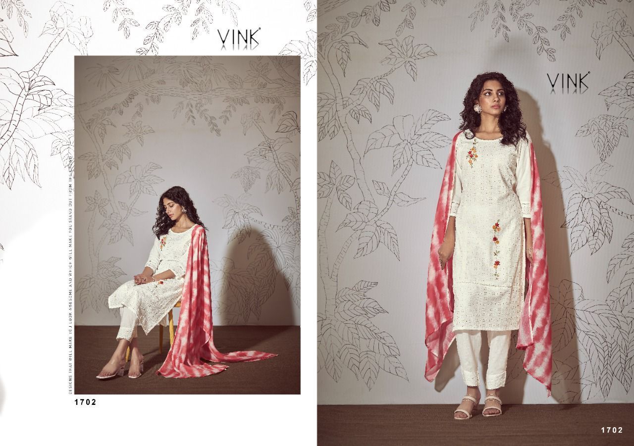 VINK-CHIKANKARI-VOL-3-KURTI-PANTS-WITH-DUPATTA-AT-WHOLESALER-SURAT-2