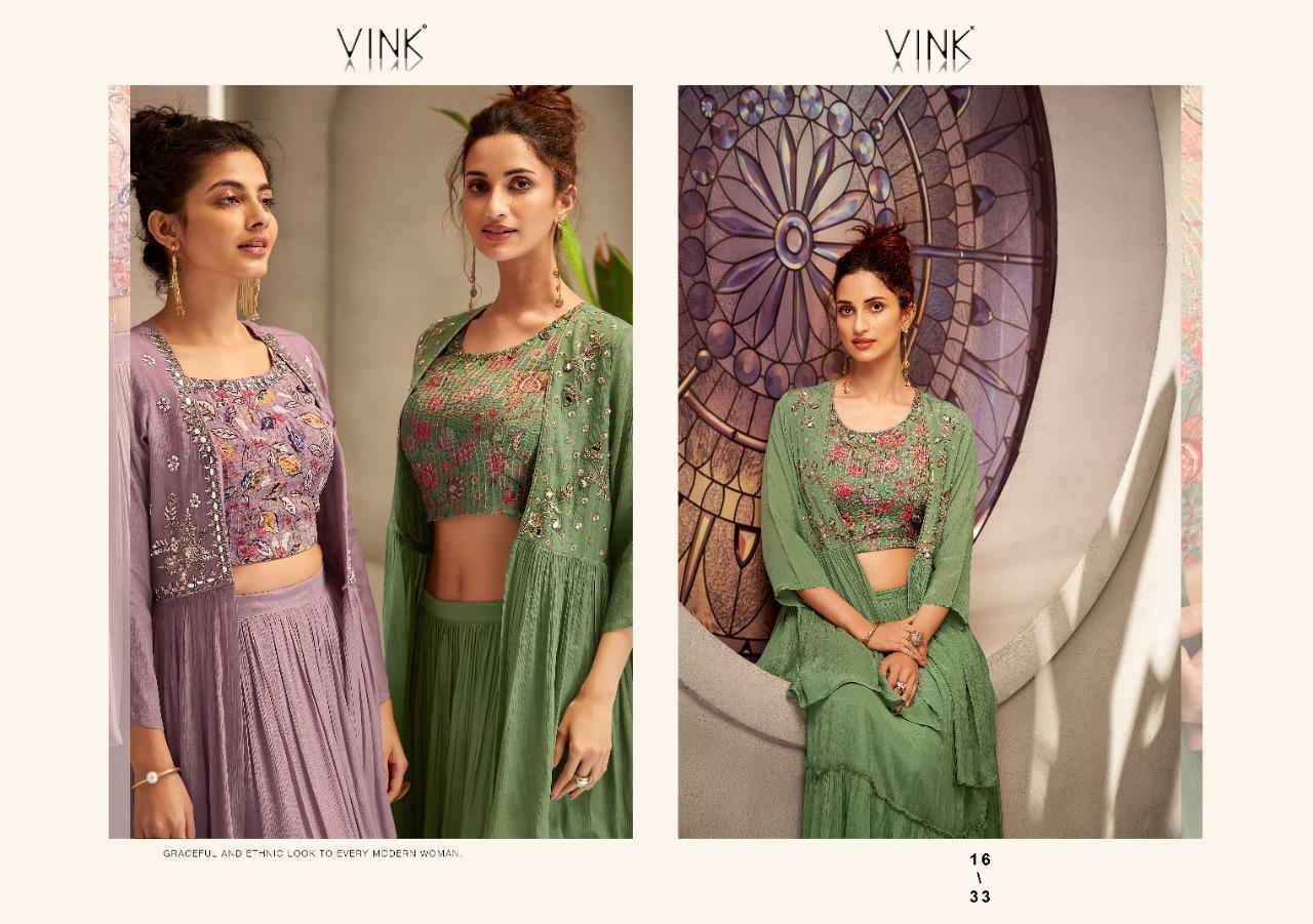 VINK-LIMELIGHT-CROP-TOP-WITH-JACKET-AND-SKIRT-READYMADE-KURTI-SET-4