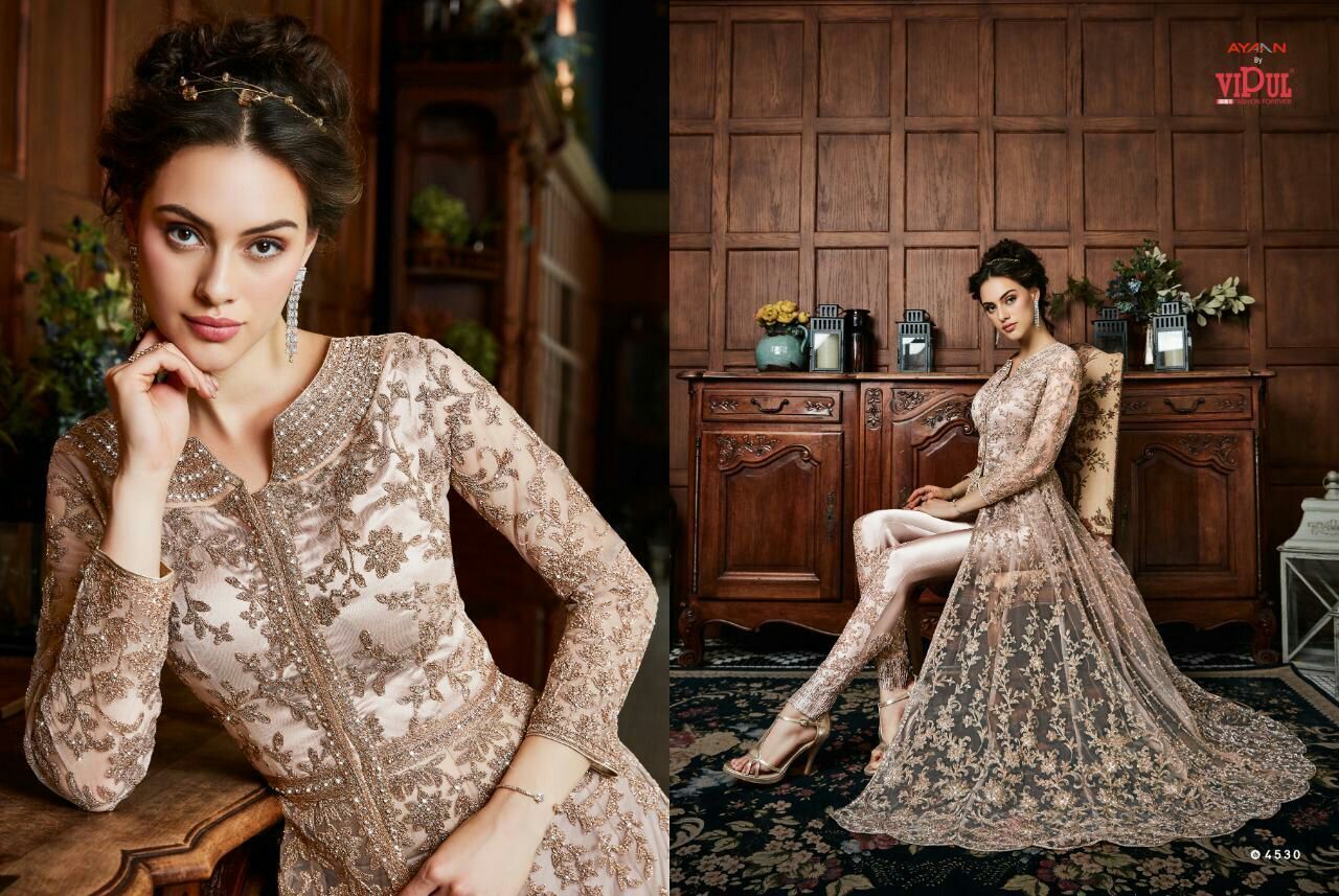 VIPUL-4530-HEAVY-NET-SALWAR-KAMEEZ-WHOLESALER-1