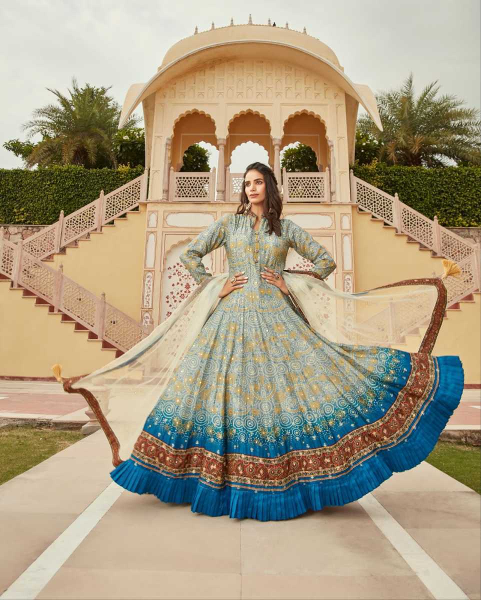 VIRASAT-GAJGAMINI-BANDHANI-PRINT-DESIGNER-GOWN-WHOLESALER-IN-SURAT-3