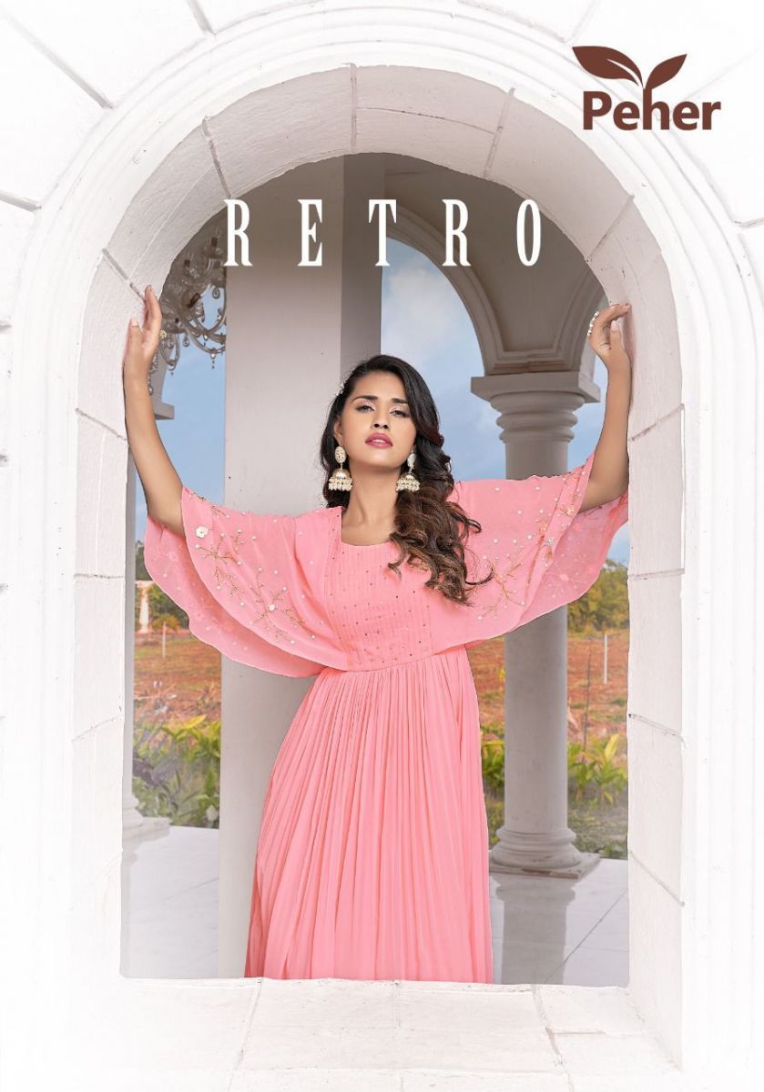 VIVILS-RETRO-VOL-1-GEORGETTE-GOWN-STYLE-KURTIS-AT-WHOLESALE-3