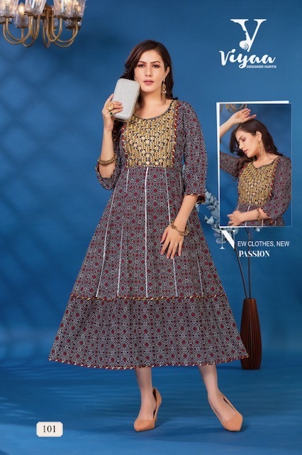 VIYAA-DESIGNER-BANDHEJ-VOL-1-RAYON-PRINT-ANARKALI-GOWNS-MANUFACTURER-3