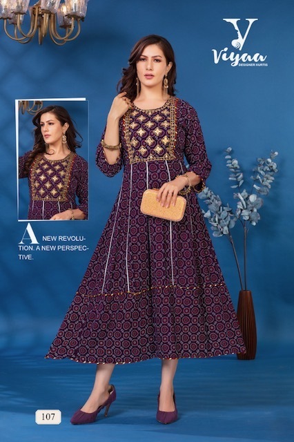 VIYAA-DESIGNER-BANDHEJ-VOL-1-RAYON-PRINT-ANARKALI-GOWNS-MANUFACTURER-8