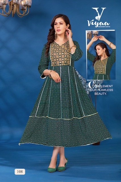 VIYAA-DESIGNER-BANDHEJ-VOL-1-RAYON-PRINT-ANARKALI-GOWNS-MANUFACTURER-9