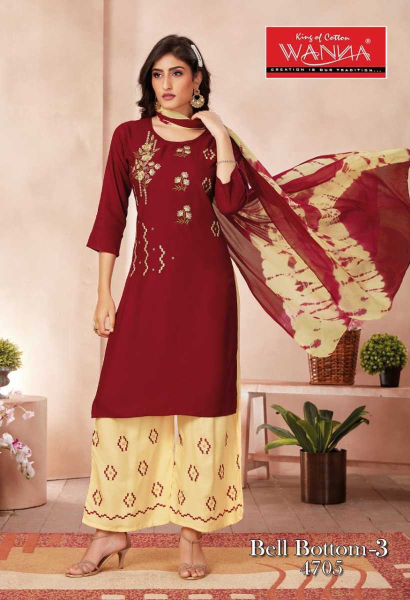 WANNA-BELL-BOTTOM-VOL-3-KURTI-BOTTOM-WITH-DUPATTA-LATEST-CATALOGUE-5