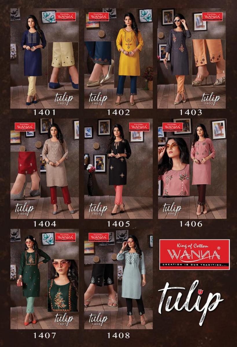 WANNA-TULIP-RAYON-KURTI-WITH-PANTS-NEW-CATALOGUE-1