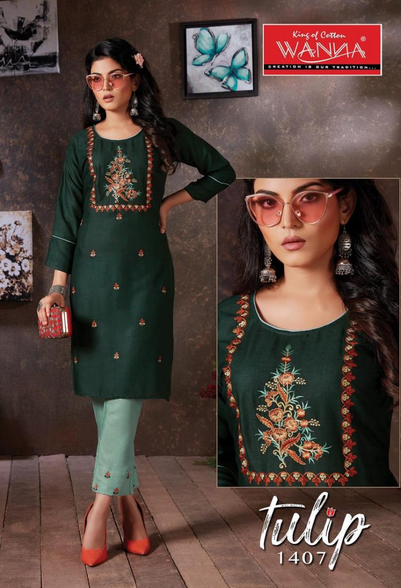 WANNA-TULIP-RAYON-KURTI-WITH-PANTS-NEW-CATALOGUE-11