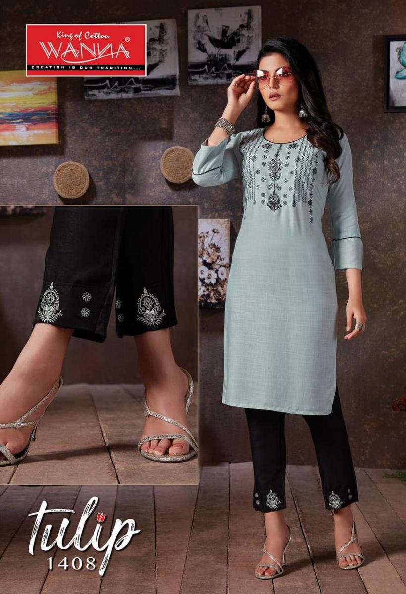 WANNA-TULIP-RAYON-KURTI-WITH-PANTS-NEW-CATALOGUE-6