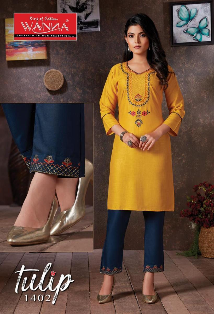 WANNA-TULIP-RAYON-KURTI-WITH-PANTS-NEW-CATALOGUE-9