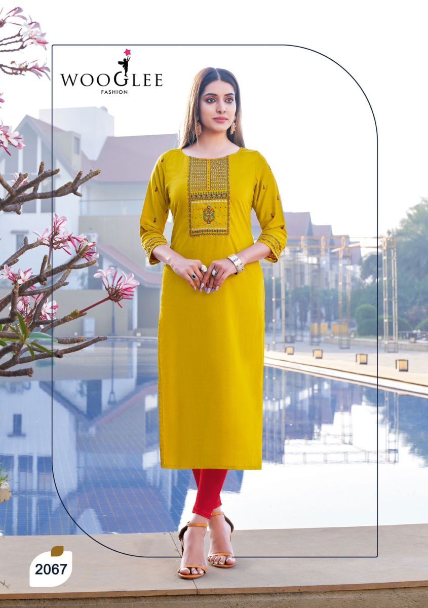WOOGLEE-BARBELLA-VOL-10-RAYON-HANDWORK-KURTIS-MANUFACTURER-6