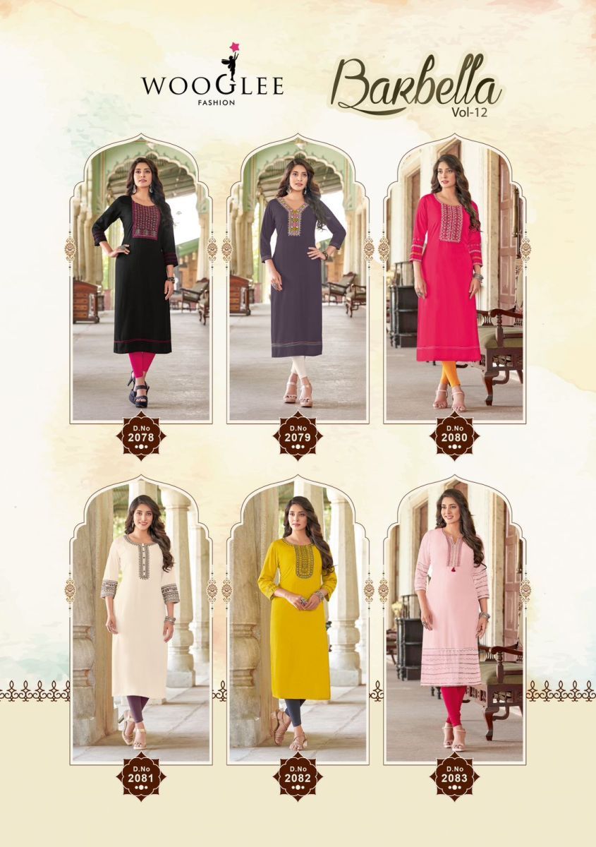 WOOGLEE-BARBELLA-VOL-12-RAYON-EMBROIDERY-KURTIS-WHOLESALER-IN-SURAT-11