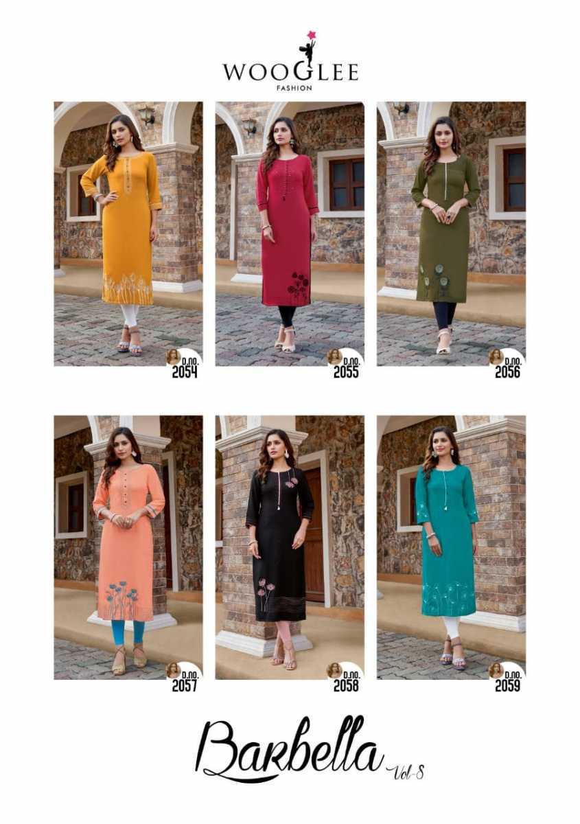 WOOGLEE-BARBELLA-VOL-8-RAYON-EMBROIDERED-KURTIS-BEST-PRICE-8