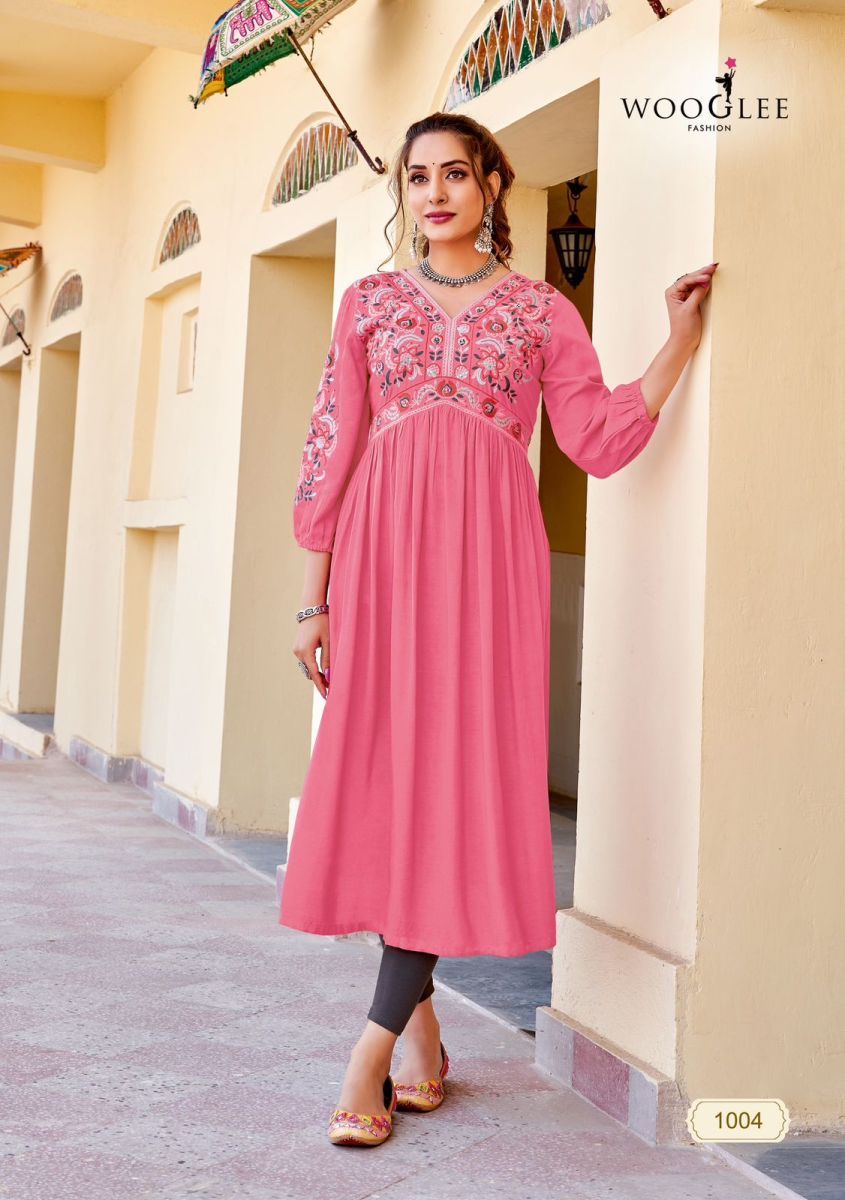 WOOGLEE-VEDAM-RAYON-EMBROIDERY-KURTI-WHOLESALER-IN-SURAT-4