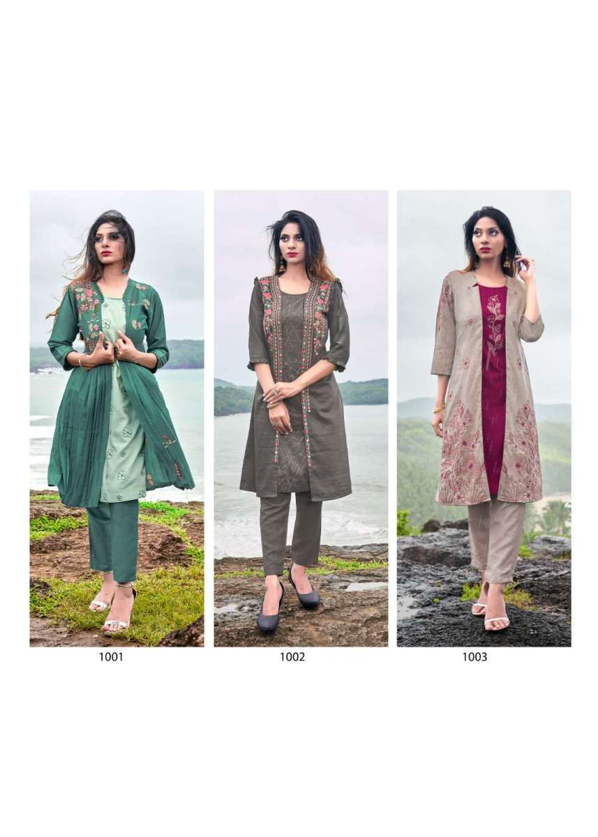 YAMI-FASHION-BERRY-FANCY-KURTI-DESIGNER-SHRUG-AND-PANT-NEW-CATALOGUE-8