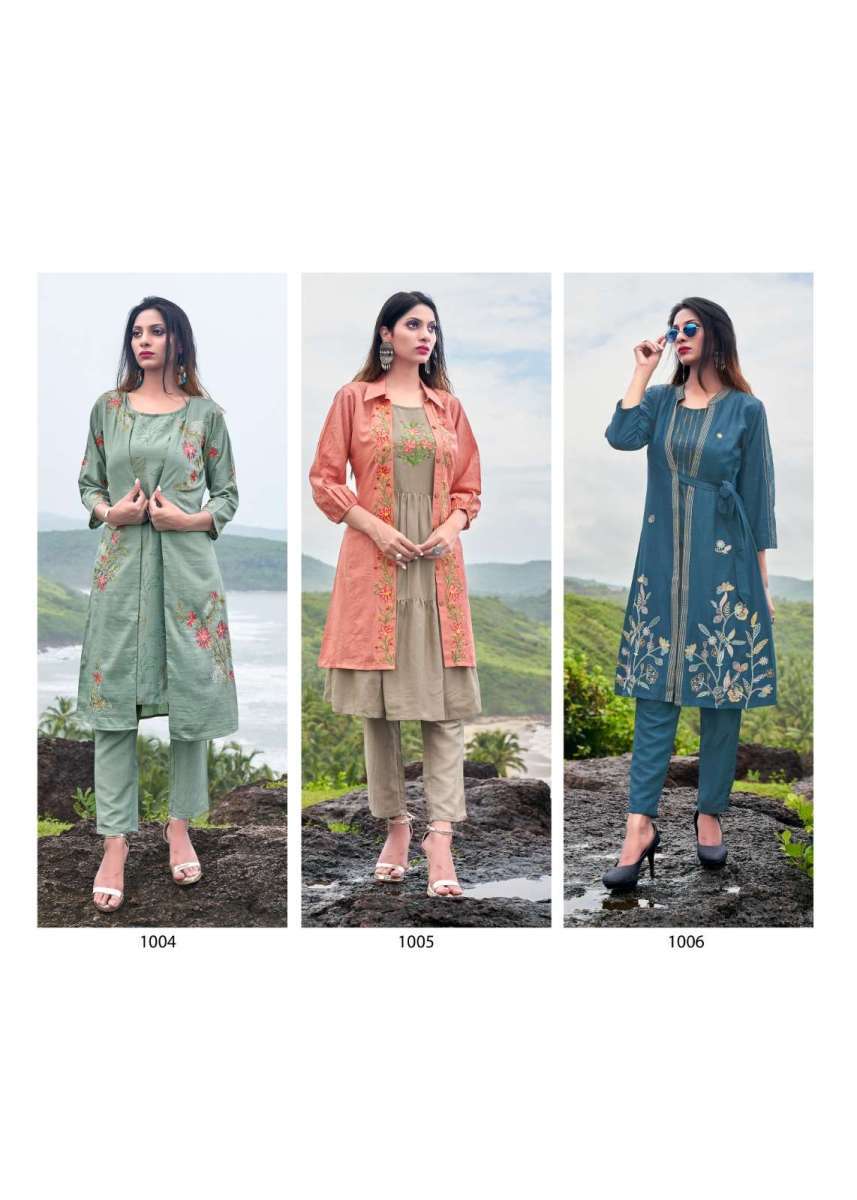 YAMI-FASHION-BERRY-FANCY-KURTI-DESIGNER-SHRUG-AND-PANT-NEW-CATALOGUE-9