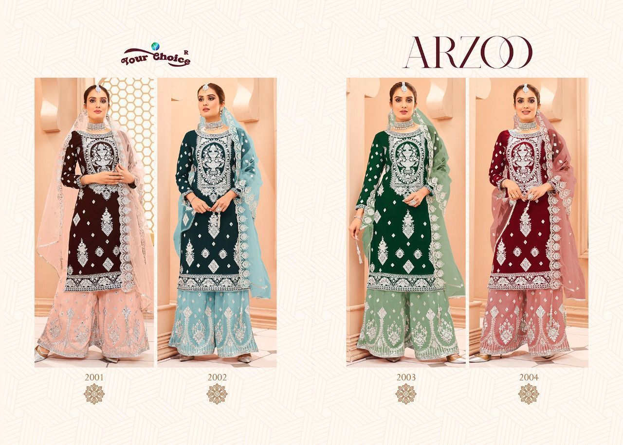 YOUR-CHOICE-ARZOO-PAKISTANI-SHARARA-SUITS-WHOLESALE-3