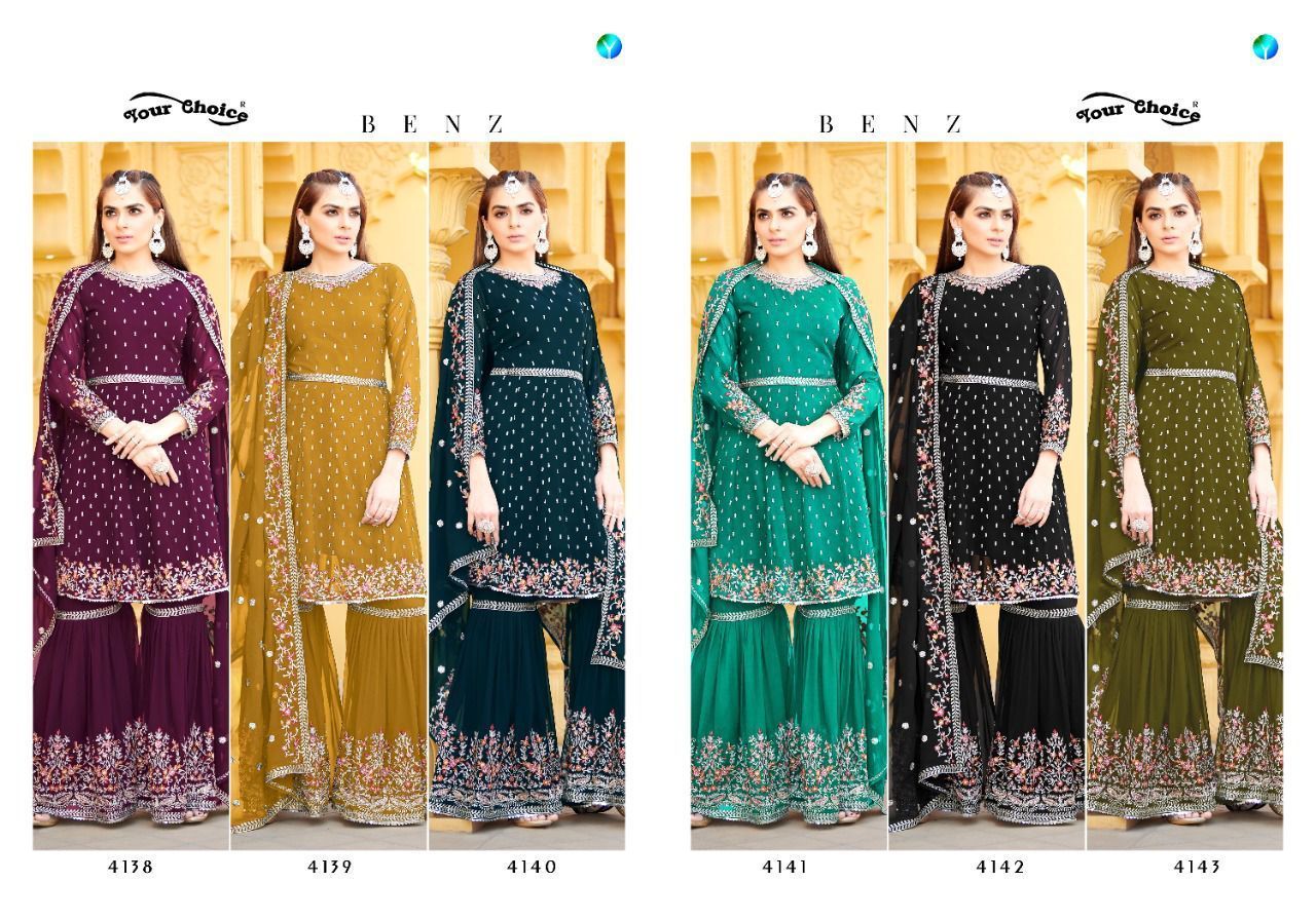 YOUR-CHOICE-BENZ-PAKISTANI-SHARARA-SUITS-WHOLESALER-SURAT-9