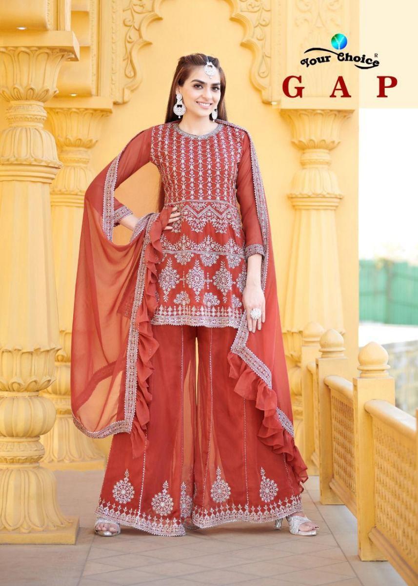 YOUR-CHOICE-GAP-PAKISTANI-SHARARA-SUITS-WHOLESALER-SURAT-2