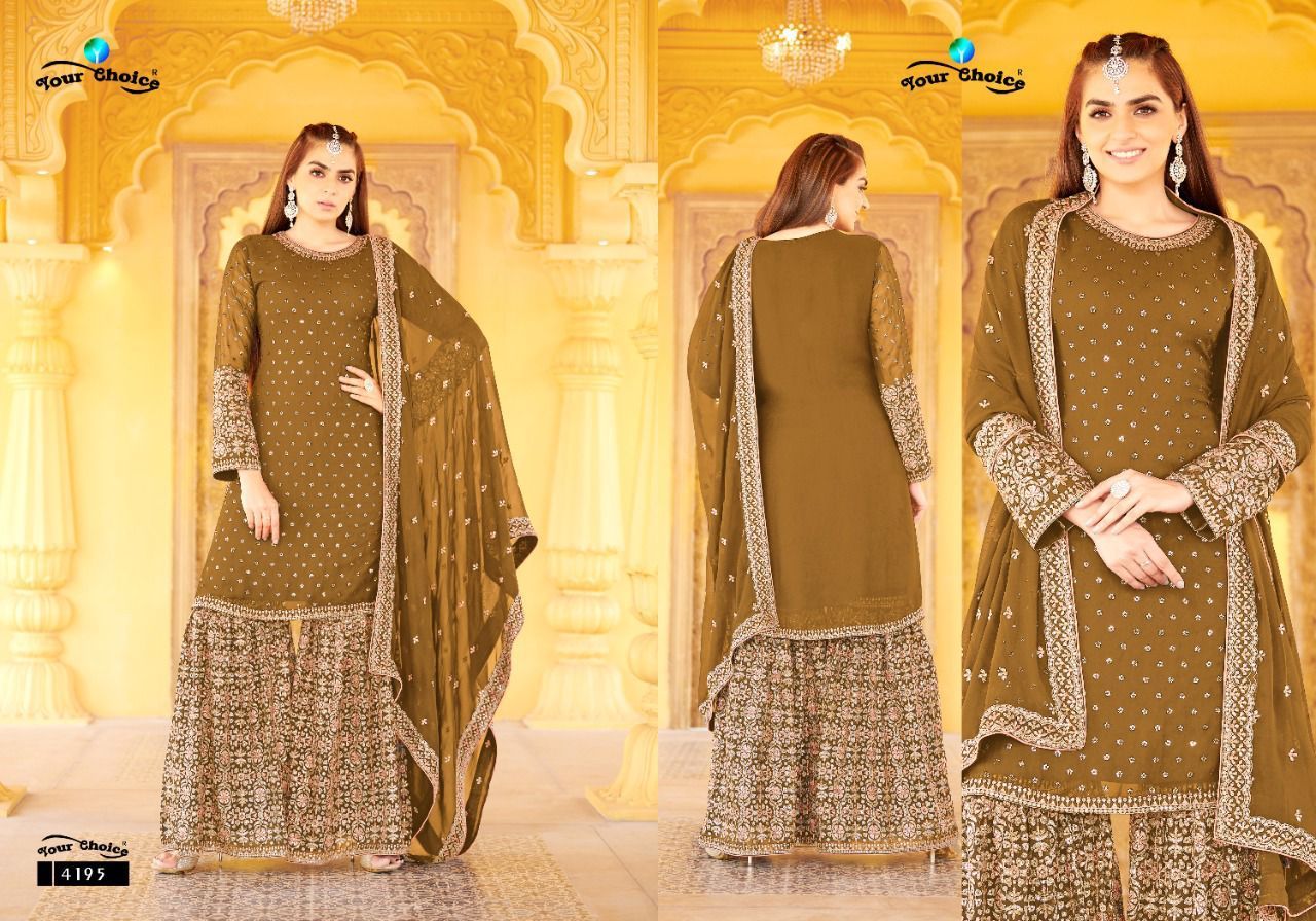 YOUR-CHOICE-HAYAAT-GEORGETTE-SHARARA-SUITS-AT-SURAT-2