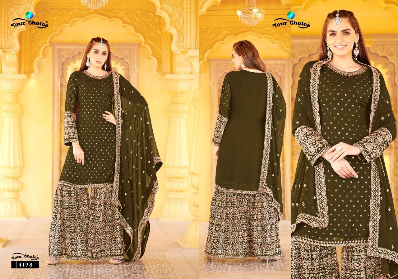 YOUR-CHOICE-HAYAAT-GEORGETTE-SHARARA-SUITS-AT-SURAT-6
