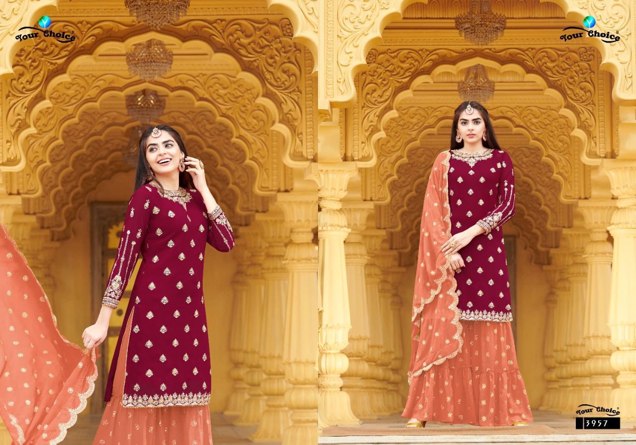 YOUR-CHOICE-KAMAS-GEORGETTE-SHARARA-SUITS-LATEST-CATALOGUE-2022-3
