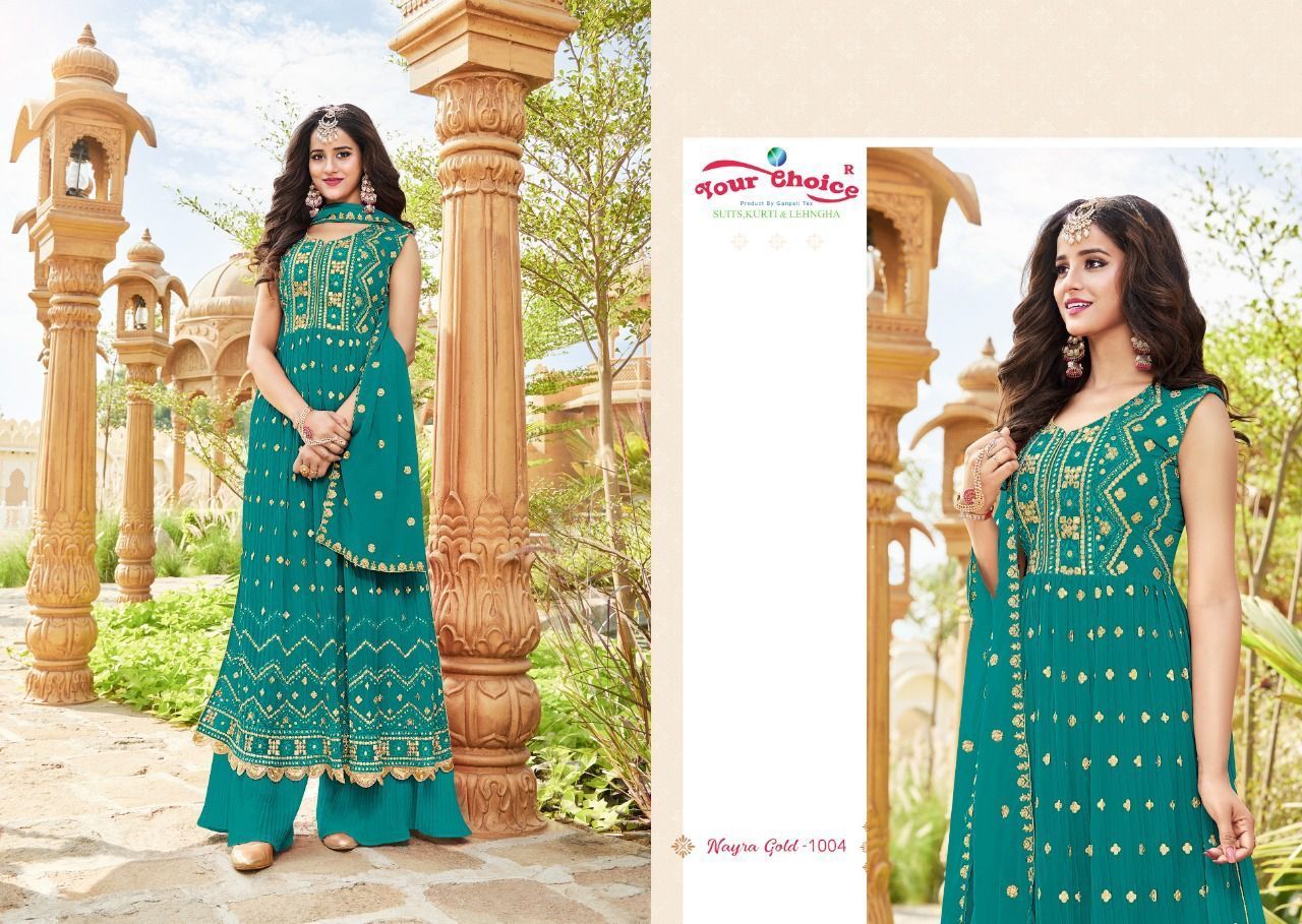 YOUR-CHOICE-NYRA-GOLD-BLOOMING-GEORGETTE-SALWAR-KAMEEZ-WHOLESALE-4
