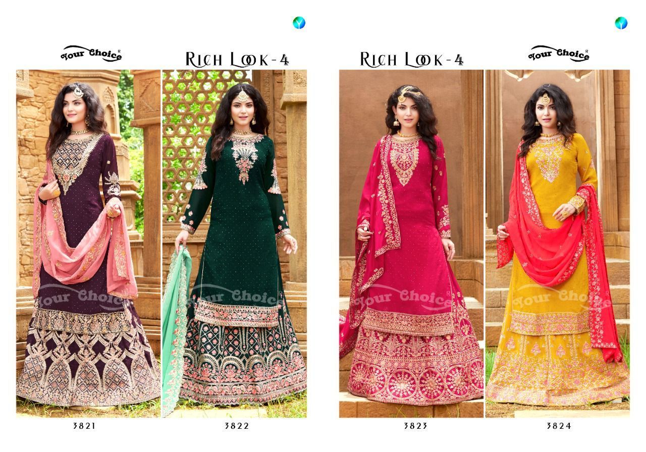 YOUR-CHOICE-RICH-LOOK-VOL-4-3821-TO-3824-GEORGETTE-SHARARA-SUITS-AT-BEST-PRICE-2
