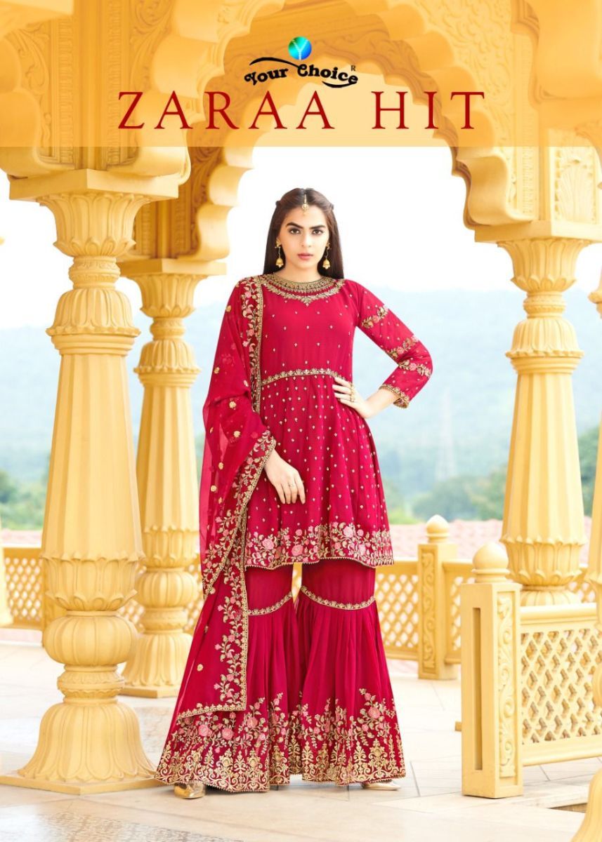 YOUR-CHOICE-ZARAA-HIT-BLOOMING-GEORGETTE-SUITS-WHOLESALE-1