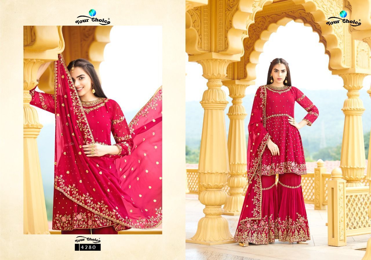 YOUR-CHOICE-ZARAA-HIT-BLOOMING-GEORGETTE-SUITS-WHOLESALE-3