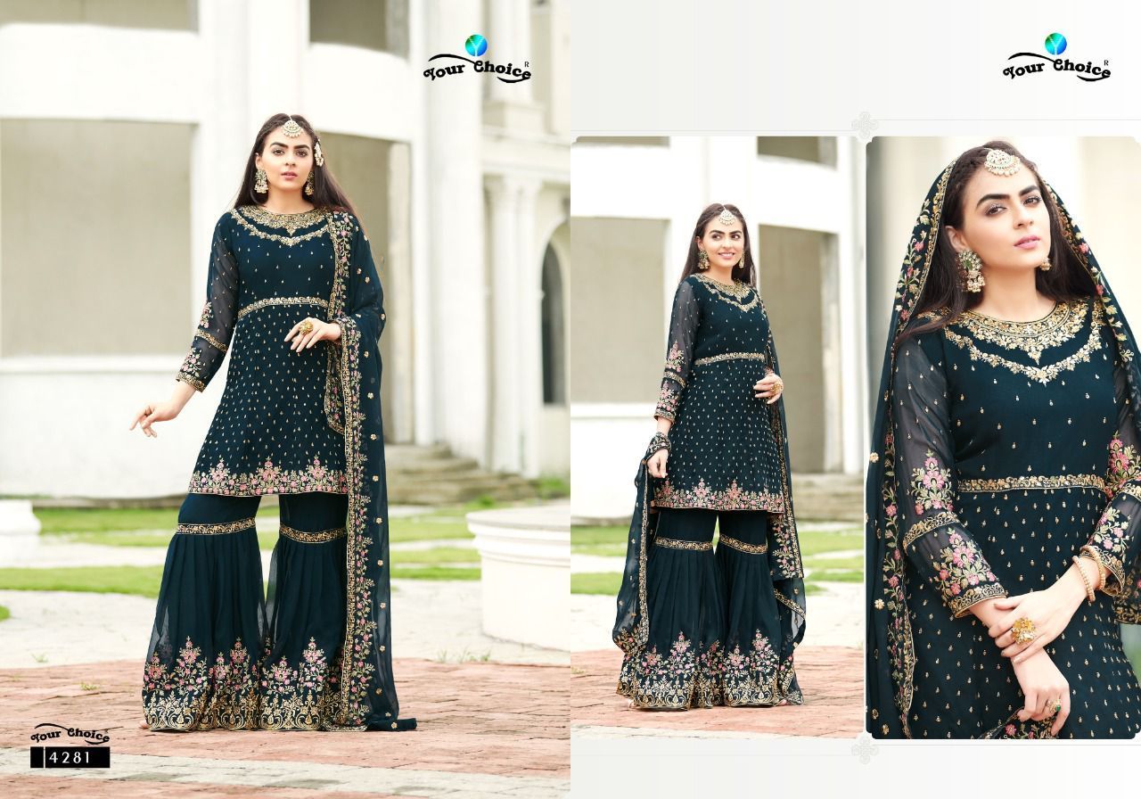 YOUR-CHOICE-ZARAA-HIT-BLOOMING-GEORGETTE-SUITS-WHOLESALE-4