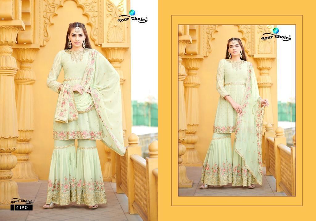 YOUR-CHOICE-ZARAA-VOL-10-PARTY-WEAR-GEORGETTE-SHARARA-SUITS-AT-WHOLESALE-5