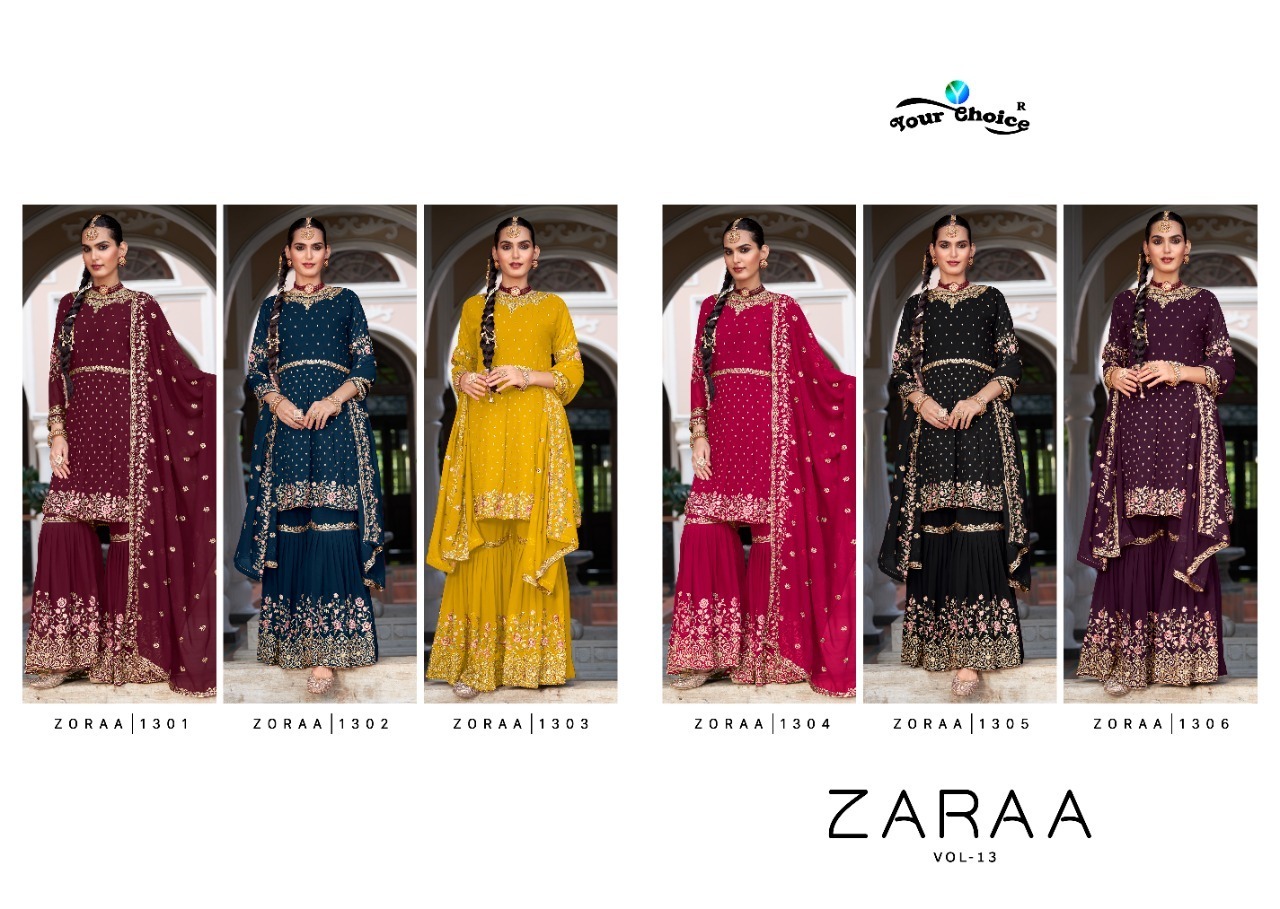 YOUR-CHOICE-ZARAA-VOL-13-BLOOMING-GEORGETTE-SUITS-WHOLESALE-8