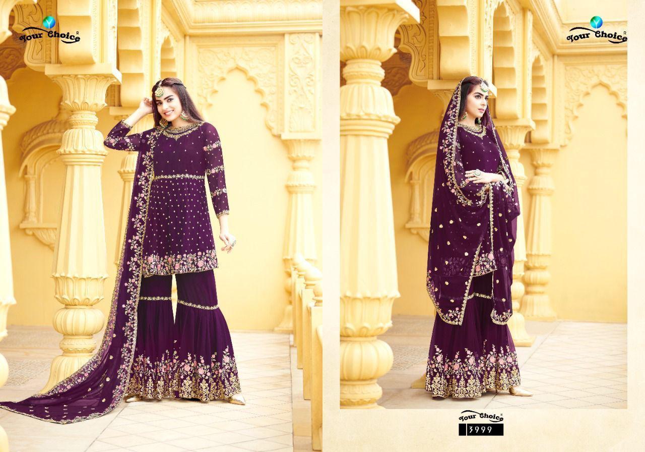 YOUR-CHOICE-ZARAA-VOL-8-PARTY-WEAR-GEORGETTE-SHARARA-SUITS-3