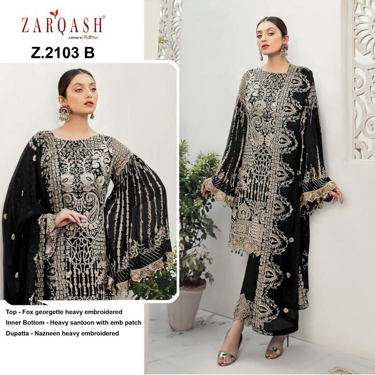 ZARQASH-2103-SERIES-FOUX-GEORGETTE-PAKISTANI-SUITS-AT-SURAT-1