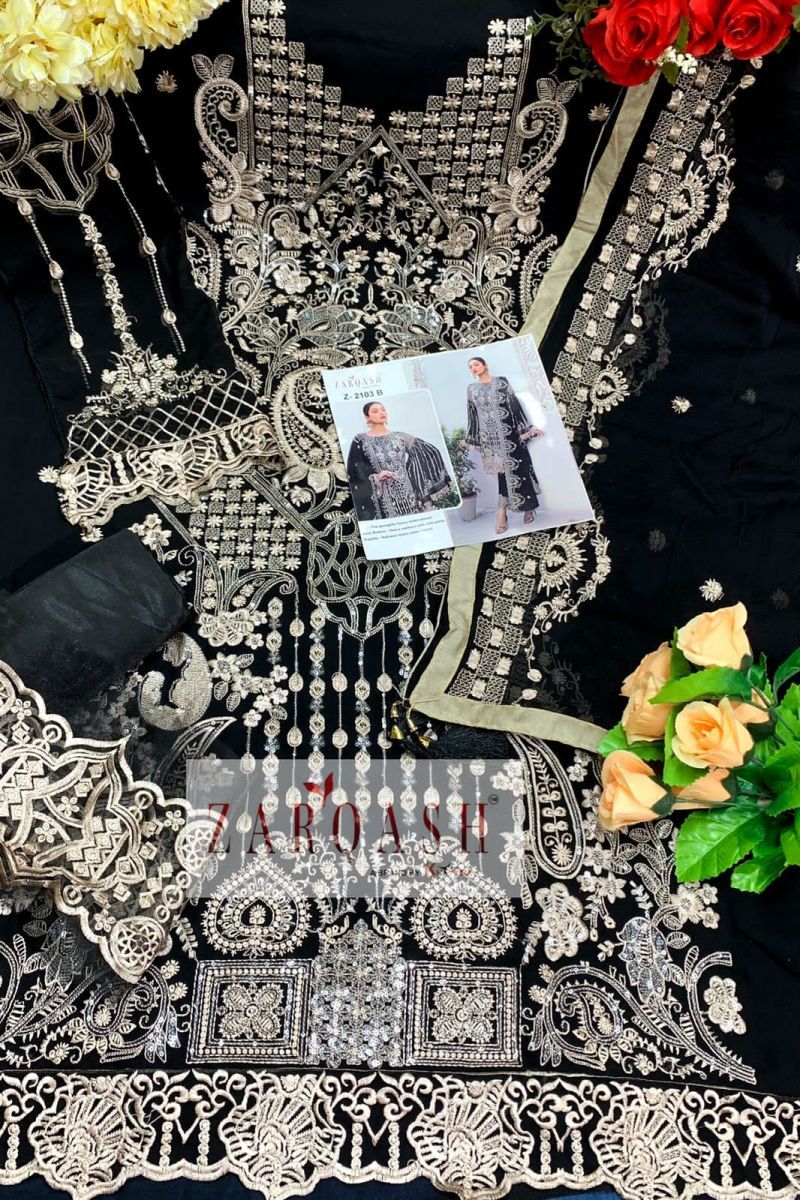 ZARQASH-2103-SERIES-FOUX-GEORGETTE-PAKISTANI-SUITS-AT-SURAT-2