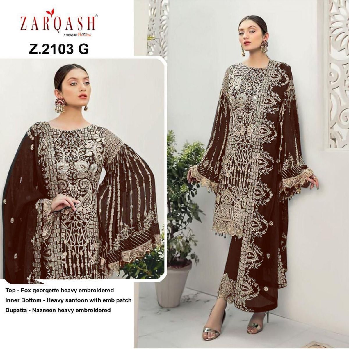ZARQASH-2103-SERIES-FOUX-GEORGETTE-PAKISTANI-SUITS-AT-SURAT-3