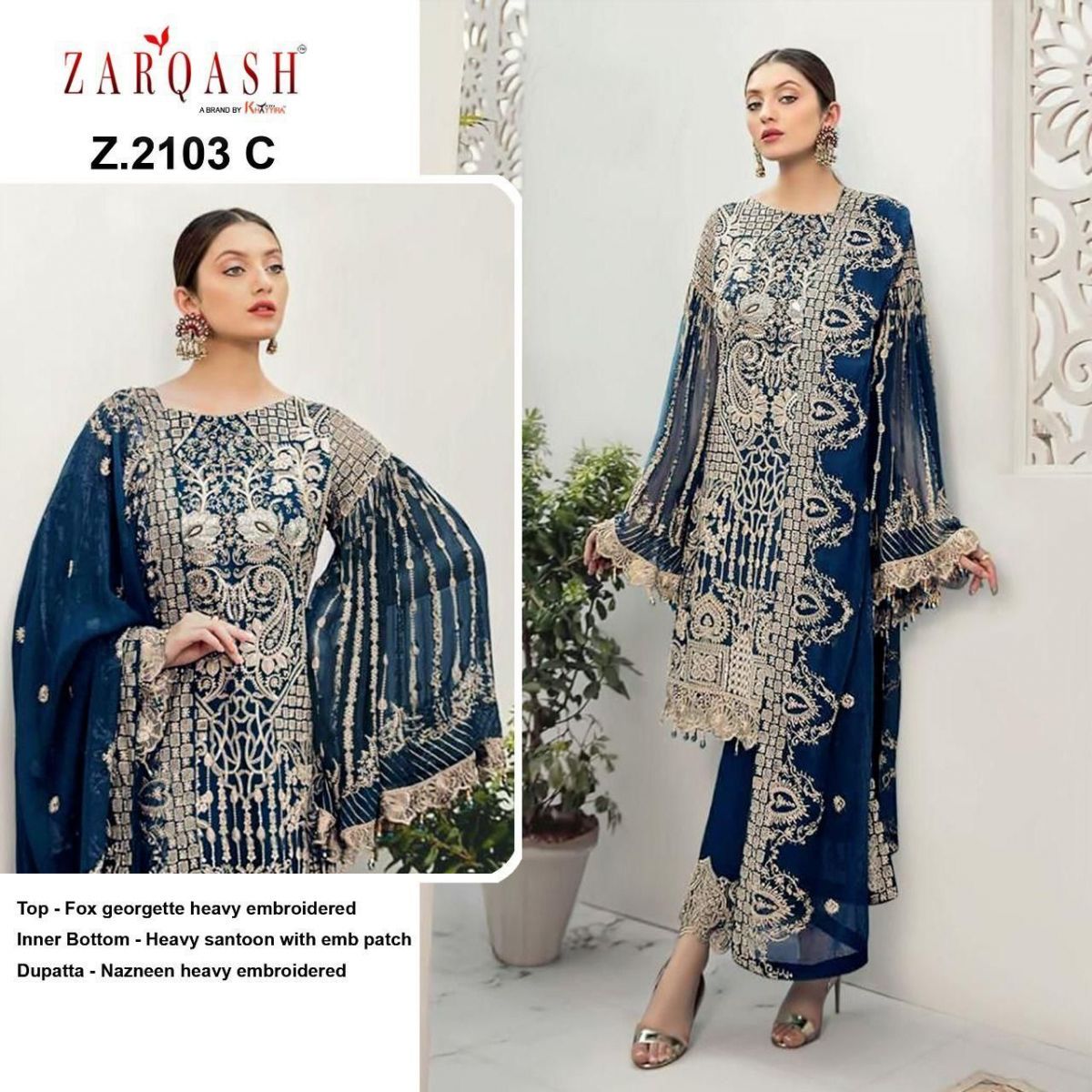 ZARQASH-2103-SERIES-FOUX-GEORGETTE-PAKISTANI-SUITS-AT-SURAT-7