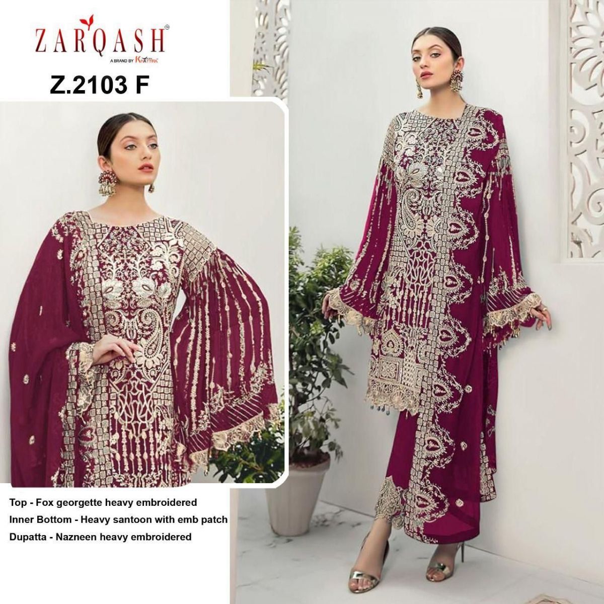 ZARQASH-2103-SERIES-FOUX-GEORGETTE-PAKISTANI-SUITS-AT-SURAT-9