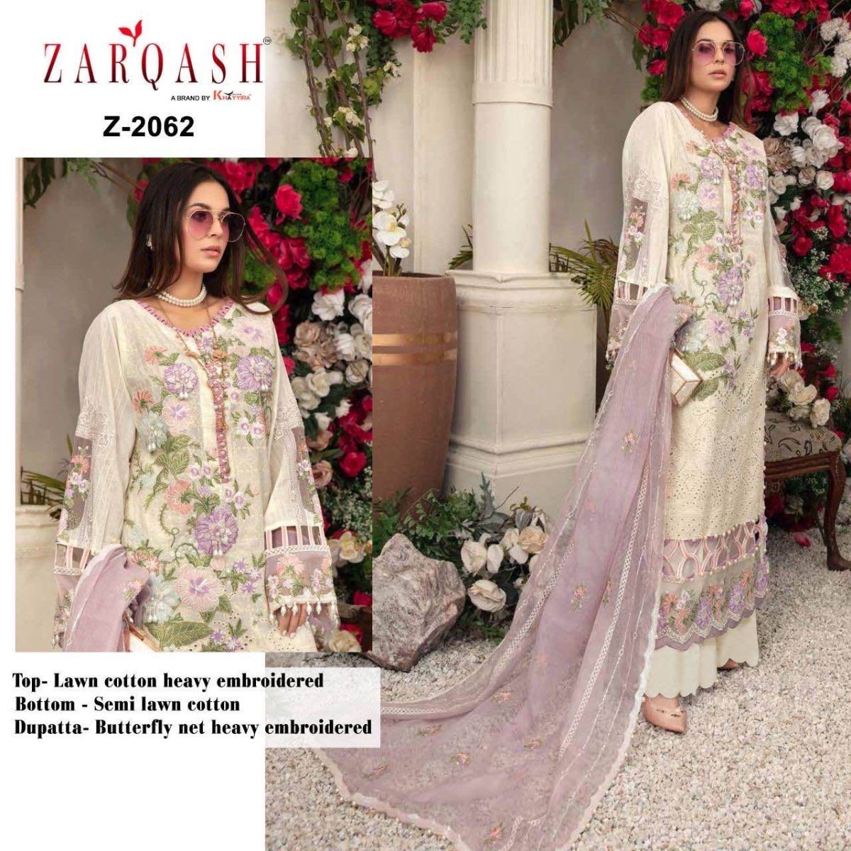 ZARQASH-WISTERIA-2061-2063-SERIES-LAWN-COTTON-PAKISTANI-SUITS-CATALOGUE-1