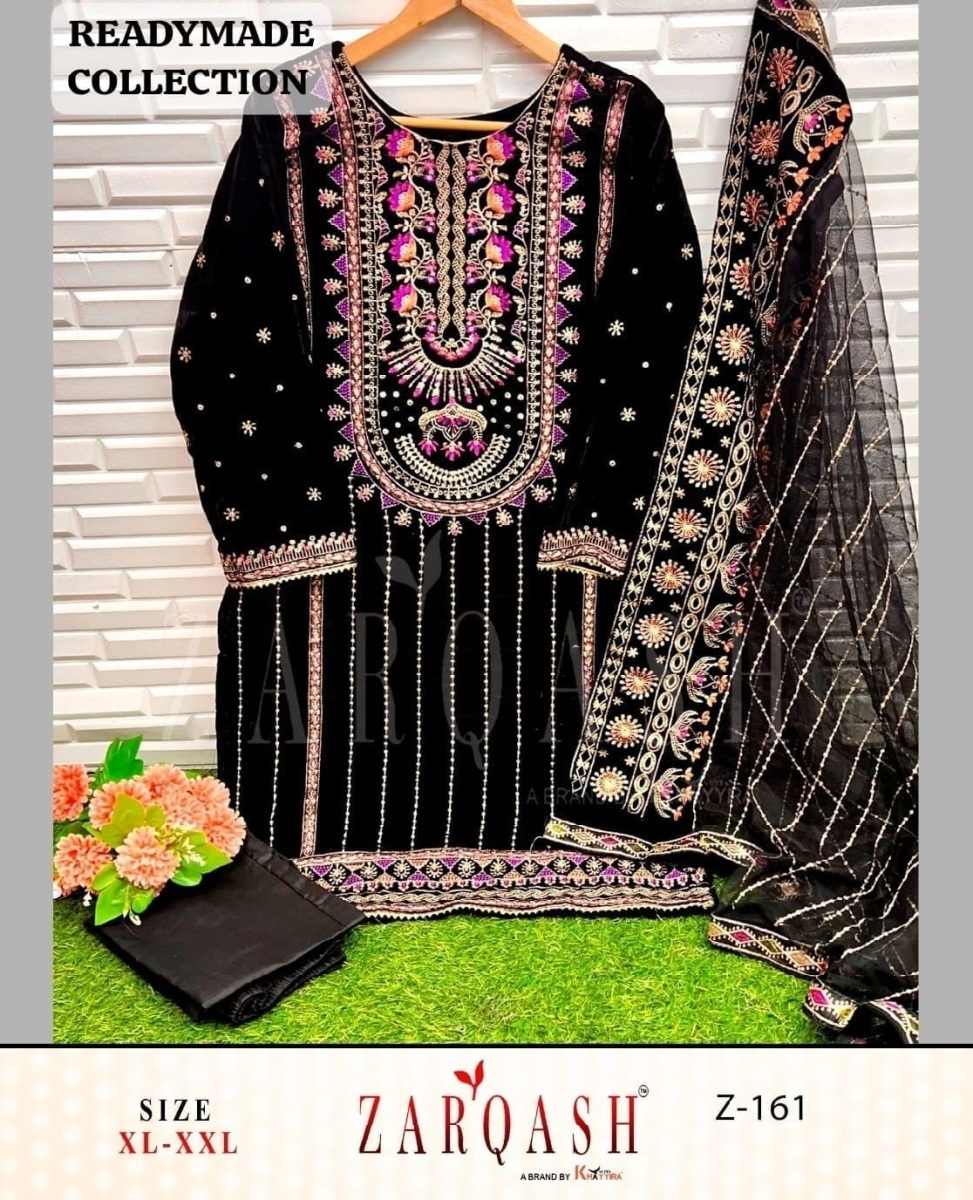 ZARQASH-Z-161-READYMADE-VELVET-SUITS-WHOLESALE-1
