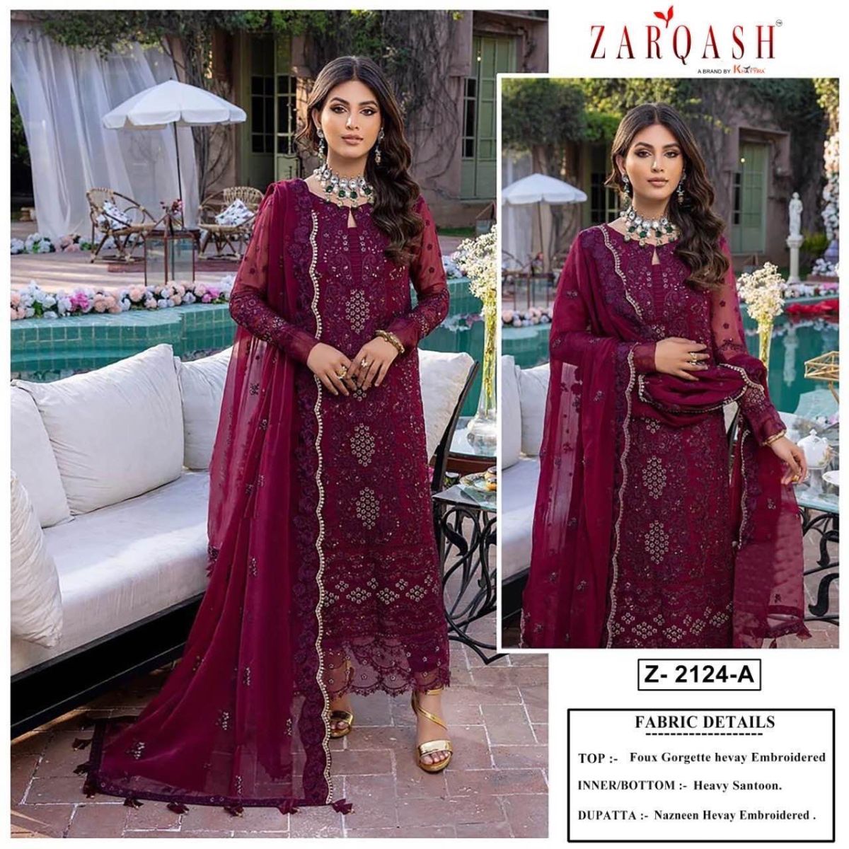 ZARQASH-Z-2124-FOUX-GEORGETTE-PAKISTANI-SALWAR-SUITS-WHOLESALE-1