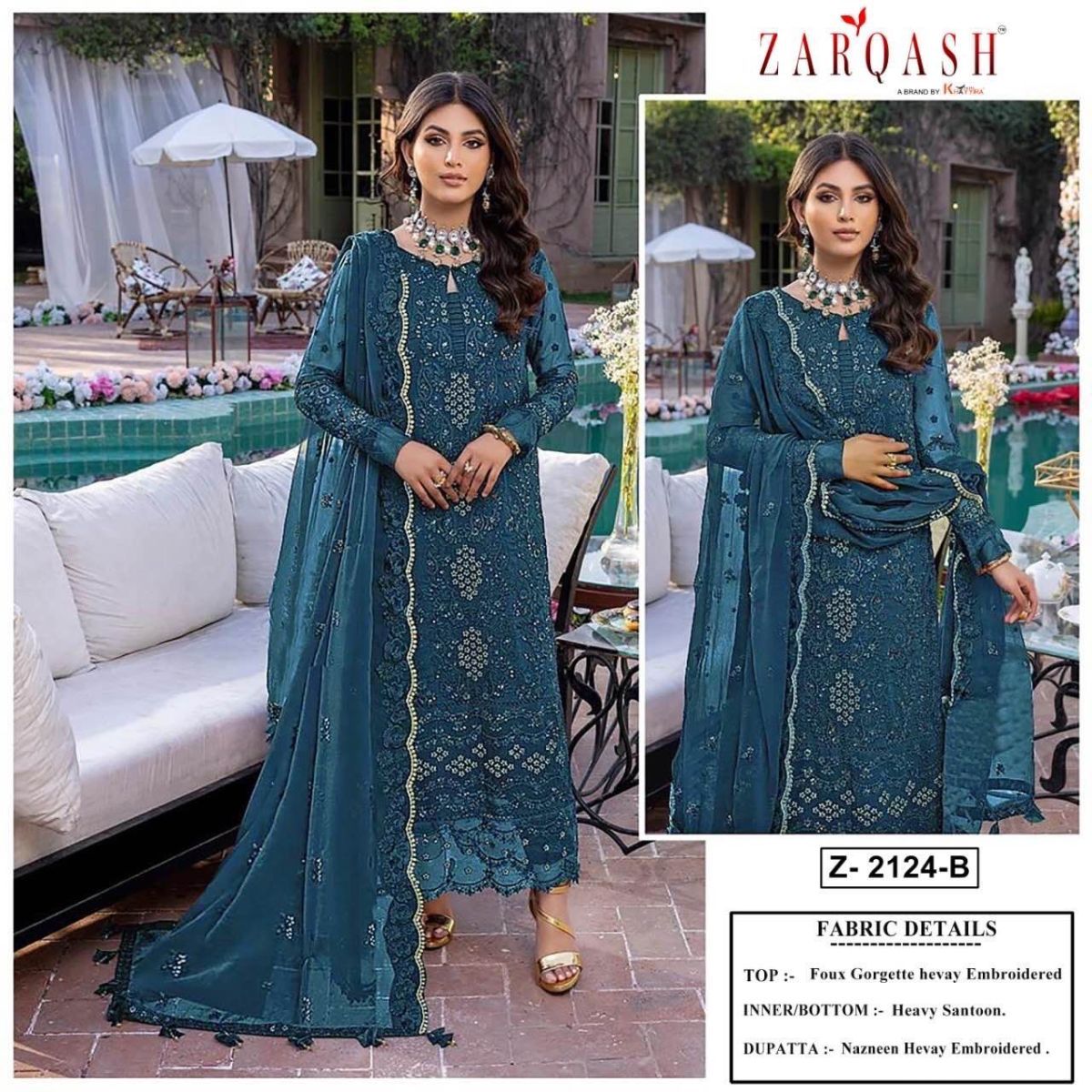 ZARQASH-Z-2124-FOUX-GEORGETTE-PAKISTANI-SALWAR-SUITS-WHOLESALE-7
