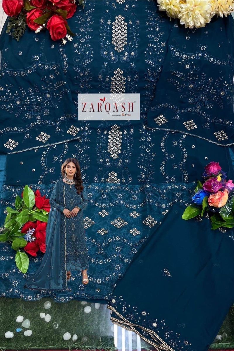 ZARQASH-Z-2124-FOUX-GEORGETTE-PAKISTANI-SALWAR-SUITS-WHOLESALE-8