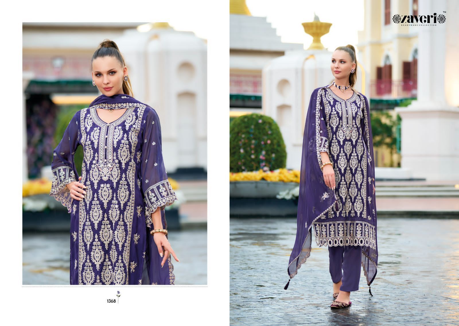 ZAVERI-AANAYA-VOL-2-READYMADE-ORGANZA-SUITS-4