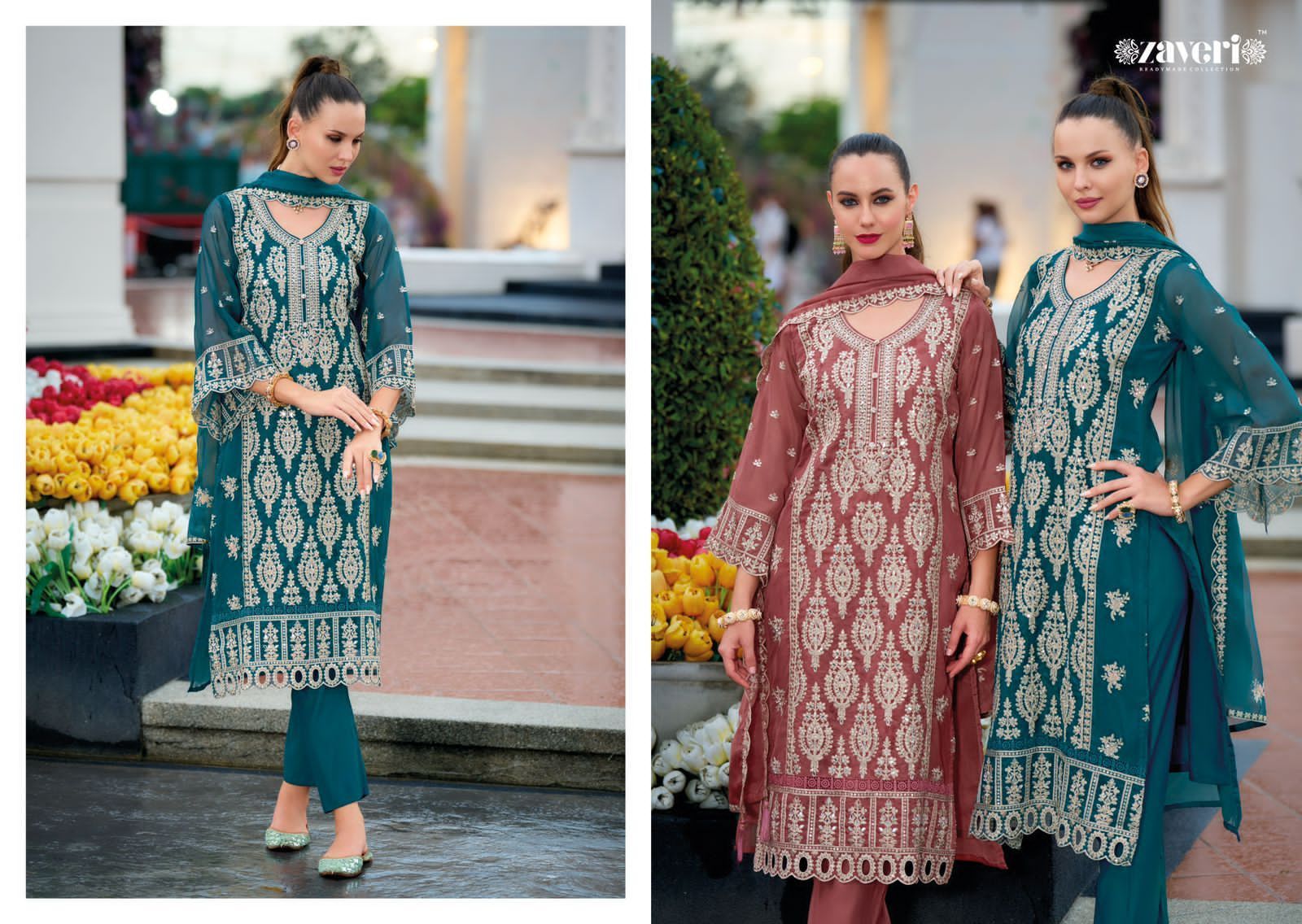 ZAVERI-AANAYA-VOL-2-READYMADE-ORGANZA-SUITS-7