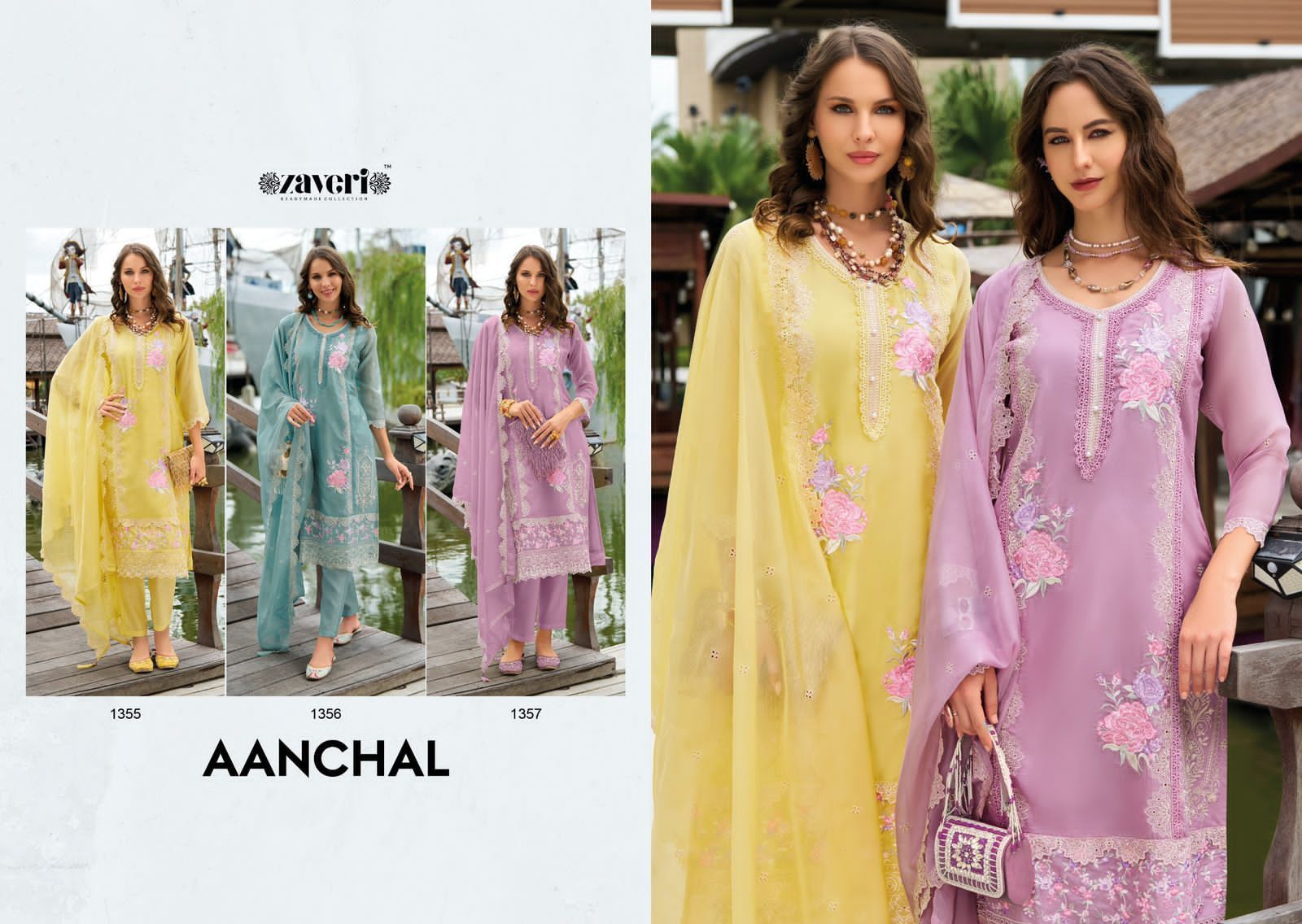 ZAVERI-AANCHAL-SOFT-ORGANZA-EMBROIDERY-READYMADE-KURTI-SUPPLIER-IN-SURAT-1